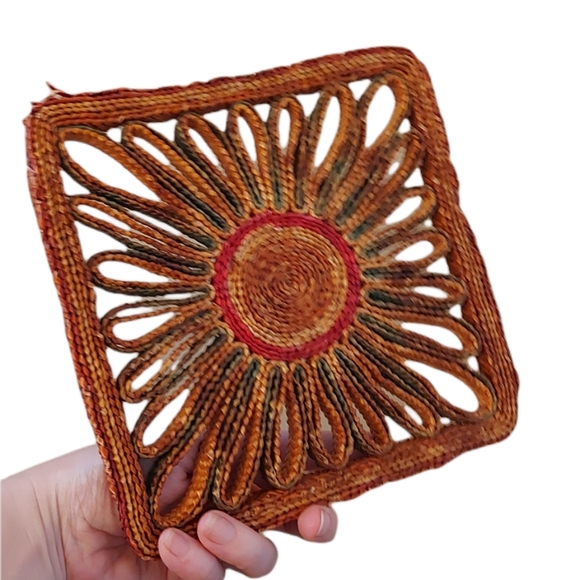 *2 for $20* 70's style Trivet/ Hot Pad/ Pot Holder/ Coaster - Picture 3 of 3